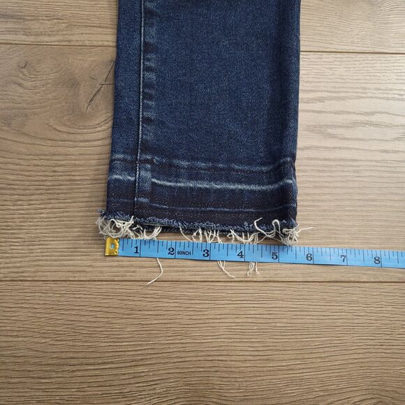 Pilcro Anthropologie Jeans Womens 26 Blue High Rise Cigarette Normcore Preppy - Picture 10 of 11